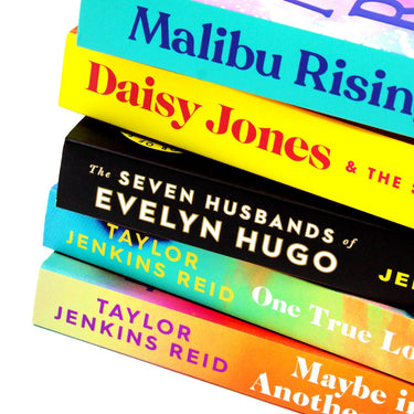 Taylor Jenkins Reid 5 Books Collection Set (Daisy Jones & The Six, Seven Husbands of Evelyn Hugo, Maybe in Another Life, Malibu Rising & More!)