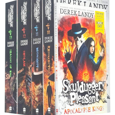 Skulduggery Pleasant book Series 10-13 Collection 5 Book Set Inc Apocalypse Kings