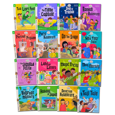 Biff, Chip and Kipper Stage 4 Read with Oxford 5+: 16 Book Children’s Collection | Early Readers, Educational Kids Fiction, Literacy Set