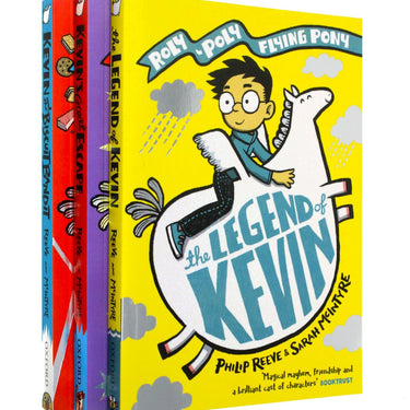 A Roly-Poly Flying Pony Adventure 3 Books Set ( Kevin and the Biscuit, Kevin's Great Escape, The Legend of Kevin)
