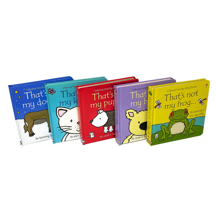 That's Not My Animals 5 Books Collection Set (Frog,Bear,Kitten..) By Fiona Watt