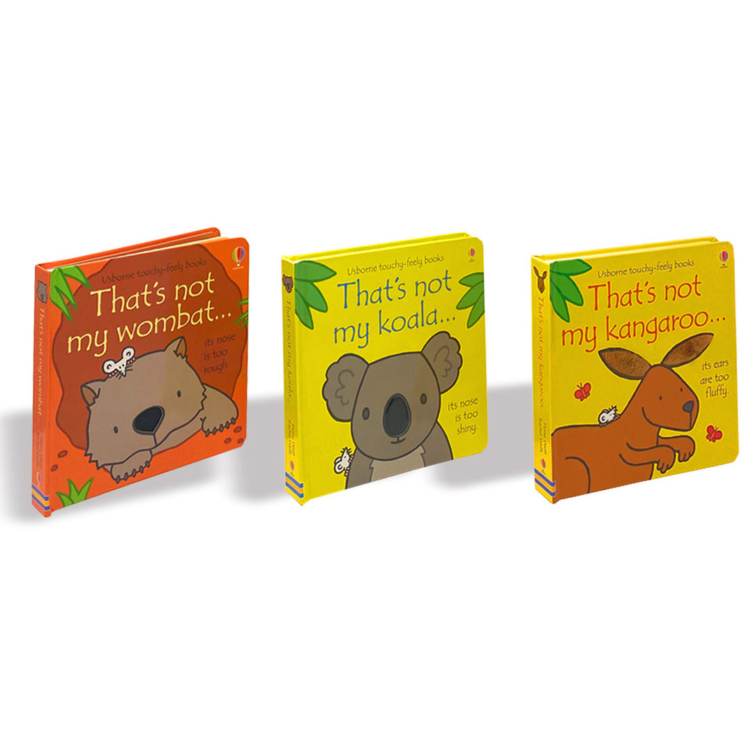 Thats Not My Australian Animals 3 Books Collection Set By Fiona Watt