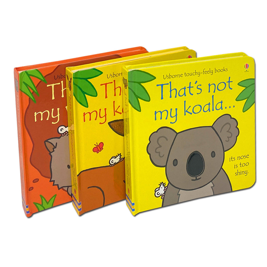 Thats Not My Australian Animals 3 Books Collection Set By Fiona Watt