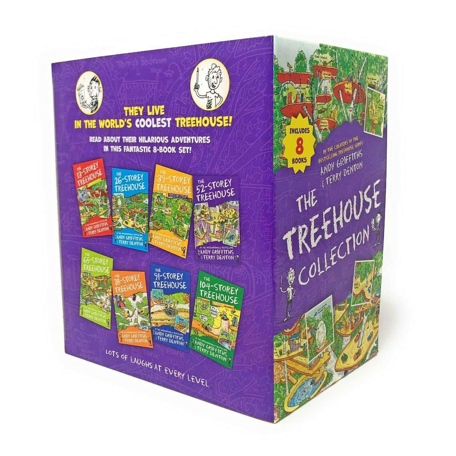 Treehouse Collection The 13 Storey Treehouse Collection 8 Books Box Set By Andy Griffiths ...