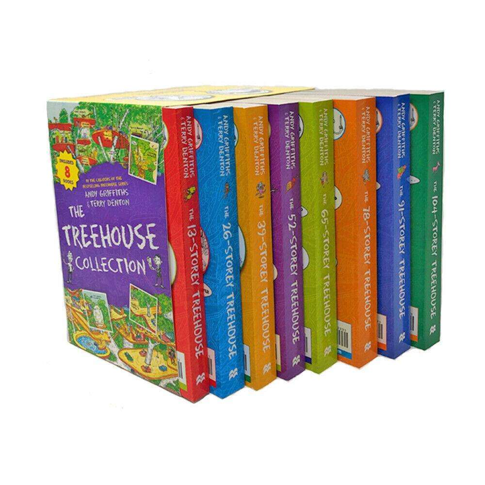 Treehouse Collection The 13 Storey Treehouse Collection 8 Books Box Set By Andy Griffiths ...