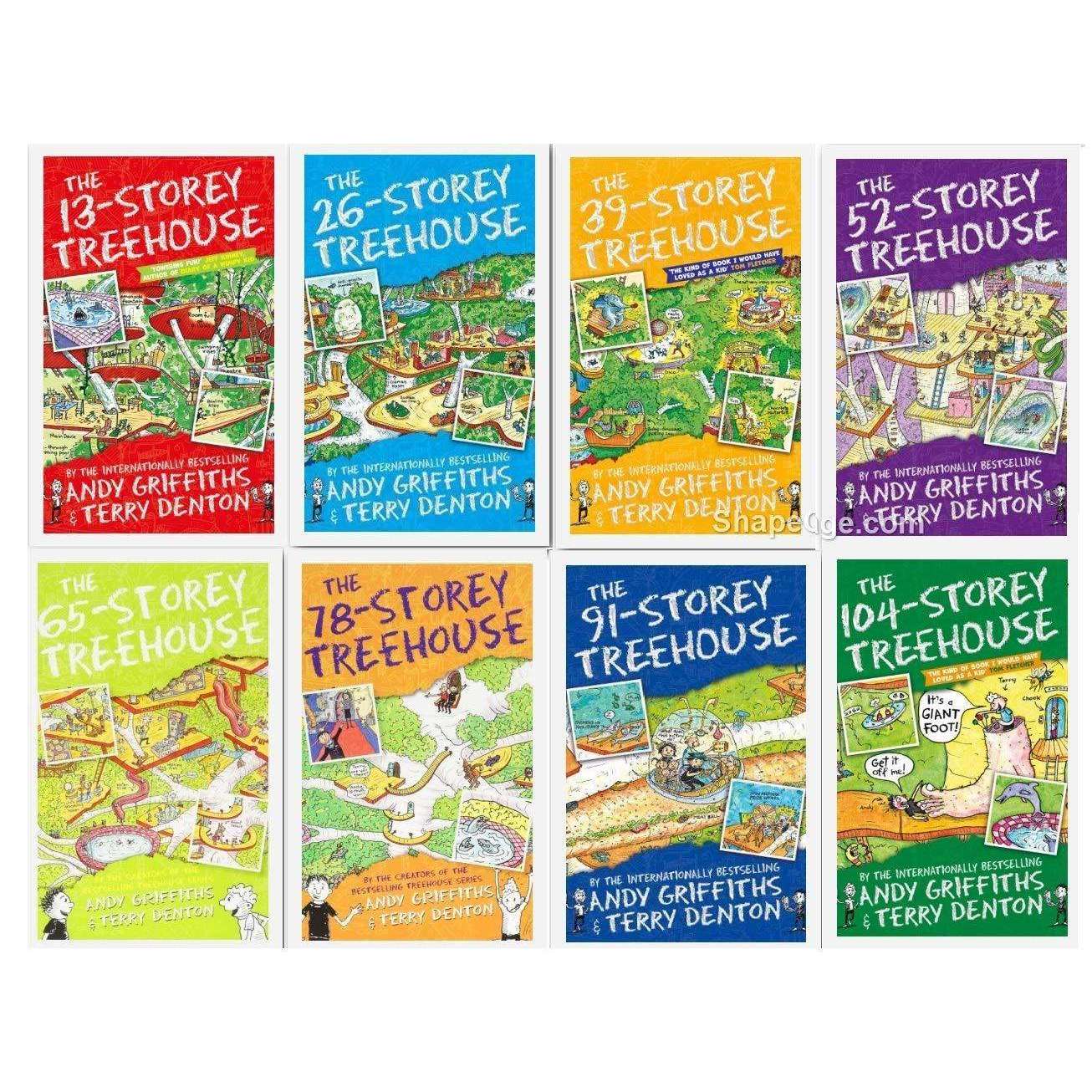 Treehouse Collection The 13-Storey Treehouse Collection 8 Books Set Vol 1-8 By Andy Griffit ...