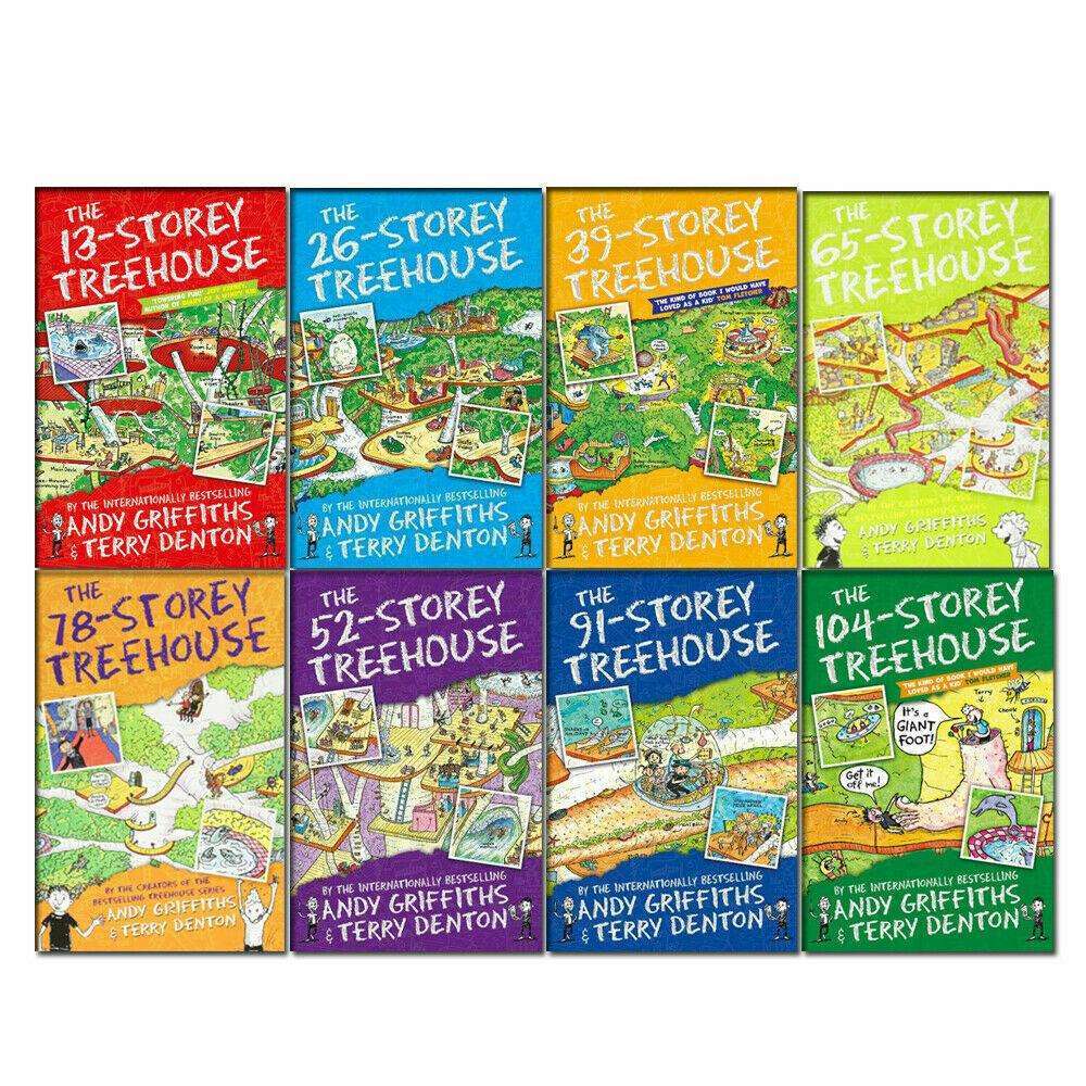 Treehouse Collection The 13-Storey Treehouse Collection 8 Books Set Vol 1-8 By Andy Griffit ...