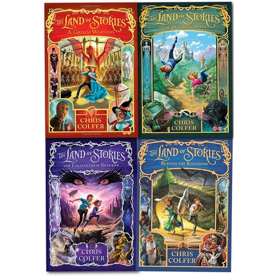 The Land of Stories Collection Chris Colfer 4 Books Box Set - Once upon a time twists