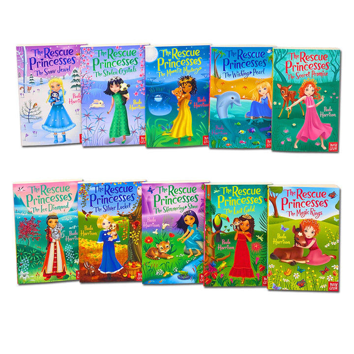 The Rescue Princesses Series Books 1-10 Collection Set By Paula Harrison