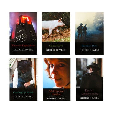 George Orwell 6 Book Box Set Complete Classic Essential Collection – Dystopian Book Set, Political Fiction, Must-Read Literature for Book Lovers
