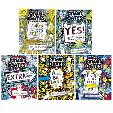 Tom Gates 5 Books Collection Set By Liz Pichon Series 2 (6-10) | Fun & Humorous Stories for Kids | Adventure, Creativity & School Life