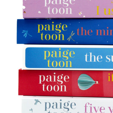 Photo of Paige Toon 5 Book Collection Set Spine on a White Background