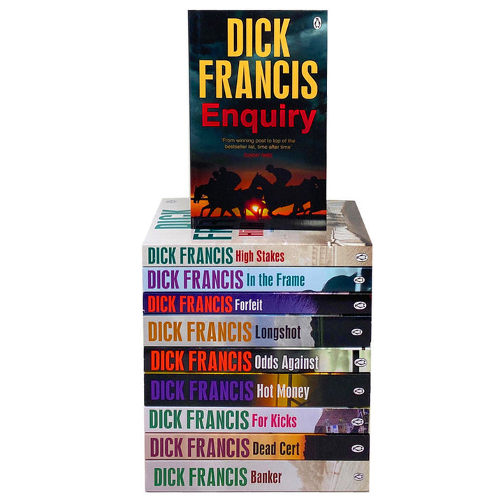 Dick Francis 10 Book Set Collection, High Stakes, Enquiry...