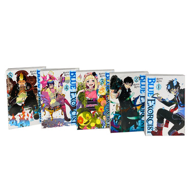 Blue Exorcist Volume 1-5 Collection 5 Books Set, Series 1, by Kazue Kato