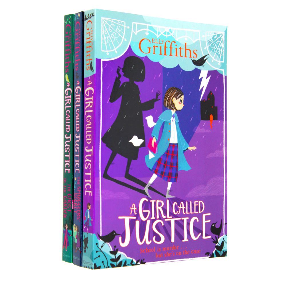 Photo of A Girl Called Justice 3 Books Set by Elly Griffiths on a White Background