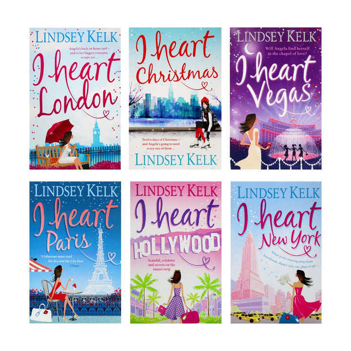 I Heart Series 6 Books Collection Set By Lindsey Kelk(I Heart New York, I Heart Hollywood, I Heart Paris, I Heart Vegas, I Heart London & I Heart Christmas)