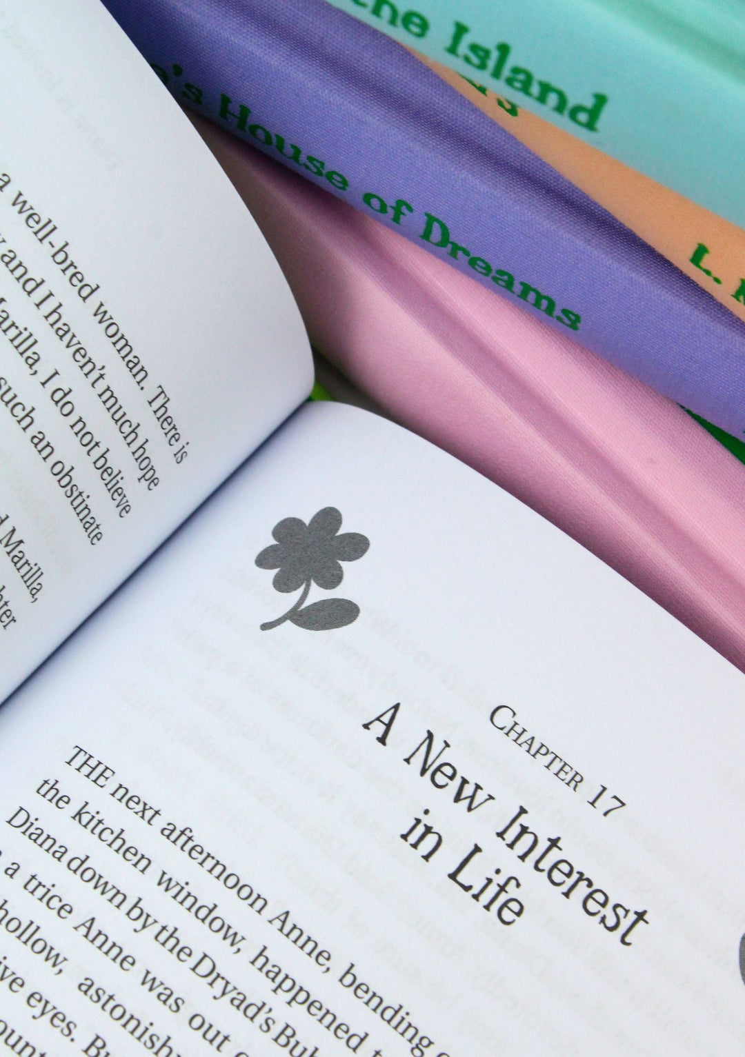 Photo of Anne of Green Gables Pastel Cloth Hardcover Collection by L.M. Montgomery on a White Background