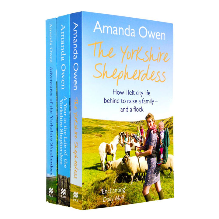 Amanda Owen 3 Books Set Collection The Yorkshire Shepherdess