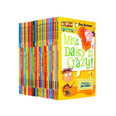 My Weird School 21 Book Box Set by Dan Gutman – Fun & Educational Children's Fiction, Humorous School Stories for Young Readers & Learners