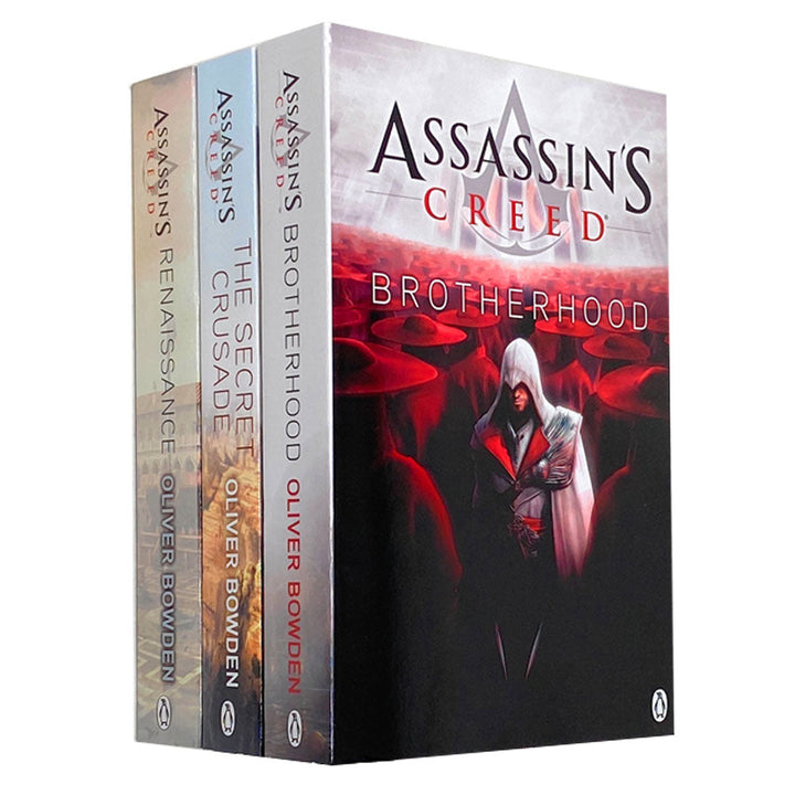 Assassins Creed Collection Oliver Bowden 3 Books Set Renaissance, Brotherhood