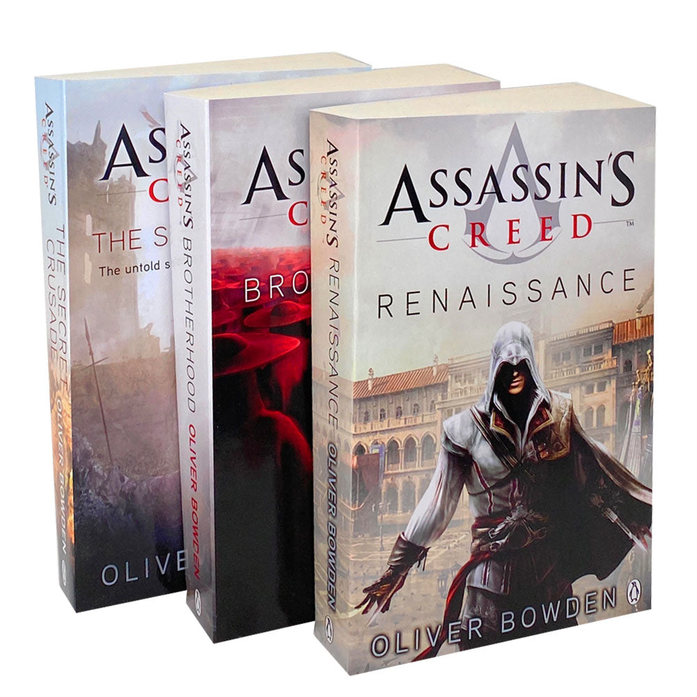 Assassins Creed Collection Oliver Bowden 3 Books Set Renaissance, Brotherhood